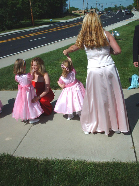 The Ceremony- Samantha with Nancy and the flower girls.jpg 79.6K
